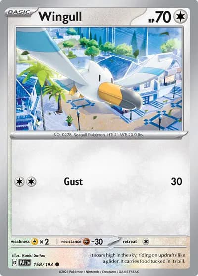 Wingull  - Paldea-Evolved Pokemon card