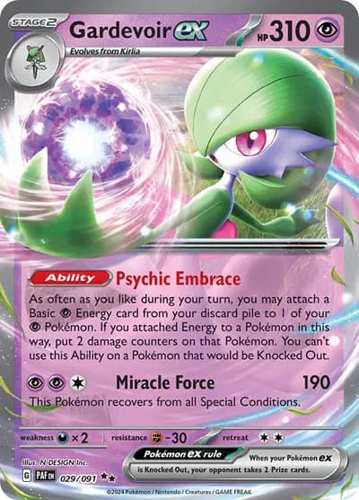 Gardevoir ex  - Paldean-Fates Pokemon card