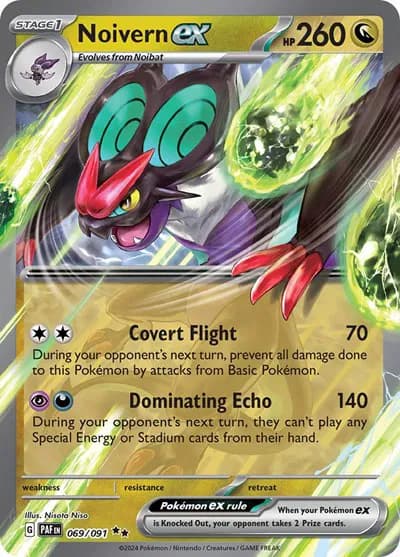 Noivern ex   - Paldean-Fates Pokemon card