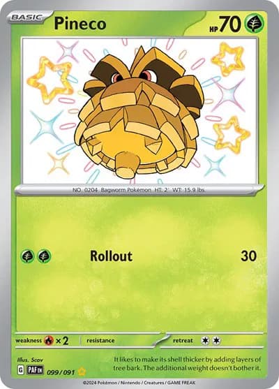 Pineco   - Paldean-Fates Pokemon card