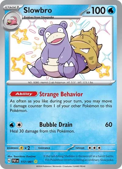 Slowbro  - Paldean-Fates Pokemon card