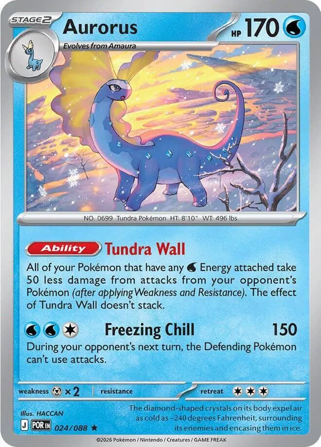 Aurorus  - Perfect-Order Pokemon card