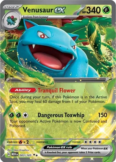 Venusaur ex  - SV-151 Pokemon card