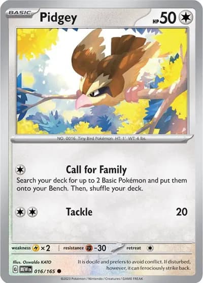 Pidgey  - SV-151 Pokemon card