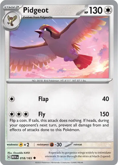 Pidgeot  - SV-151 Pokemon card