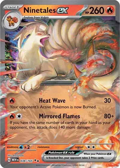 Ninetales ex  - SV-151 Pokemon card