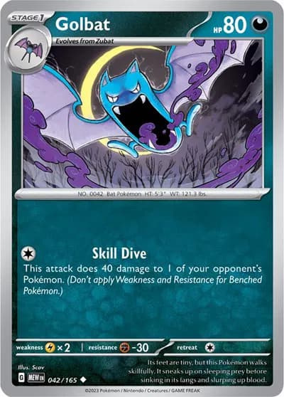 Golbat  - SV-151 Pokemon card