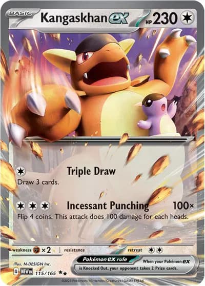 Kangaskhan ex  - SV-151 Pokemon card