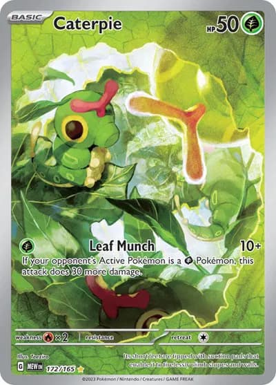 Caterpie  - SV-151 Pokemon card