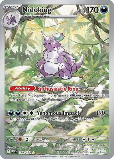 Nidoking - SV: 151 Pokemon card