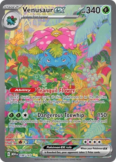 Venusaur ex  - SV: 151 Pokemon card