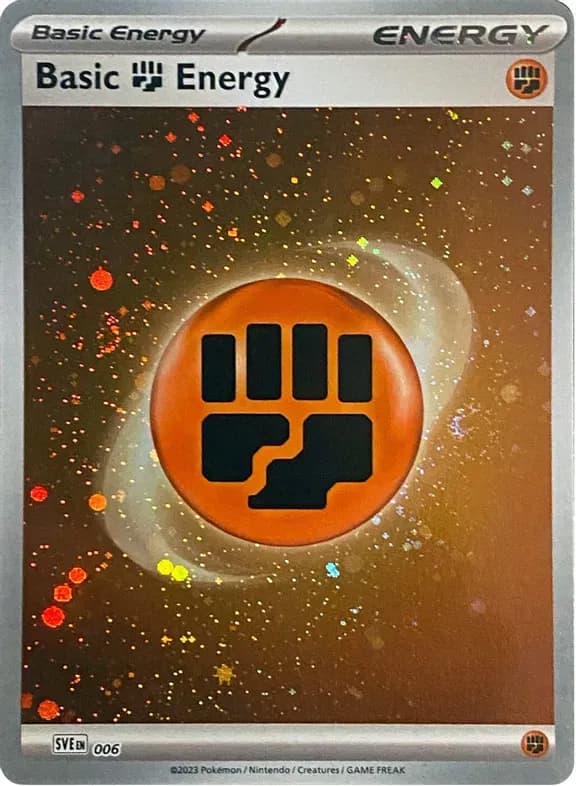 Basic Fighting Energy (Cosmos Holo)  - SV-151 Pokemon card