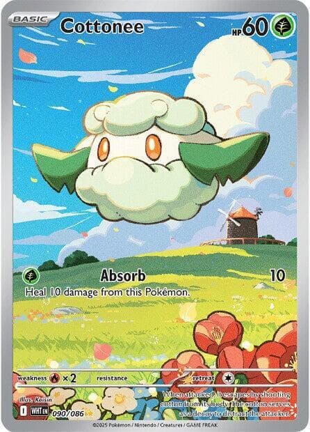 Cottonee  - White-Flare Pokemon card