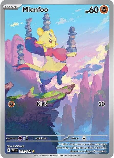 Mienfoo  - White-Flare Pokemon card