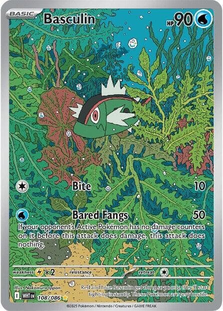 Basculin  - White-Flare Pokemon card