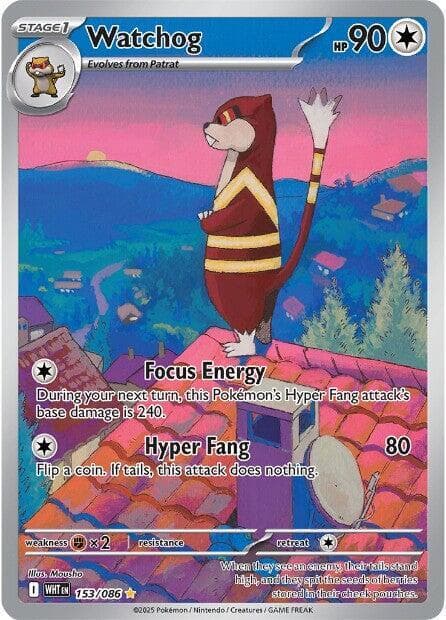 Watchog  - White-Flare Pokemon card