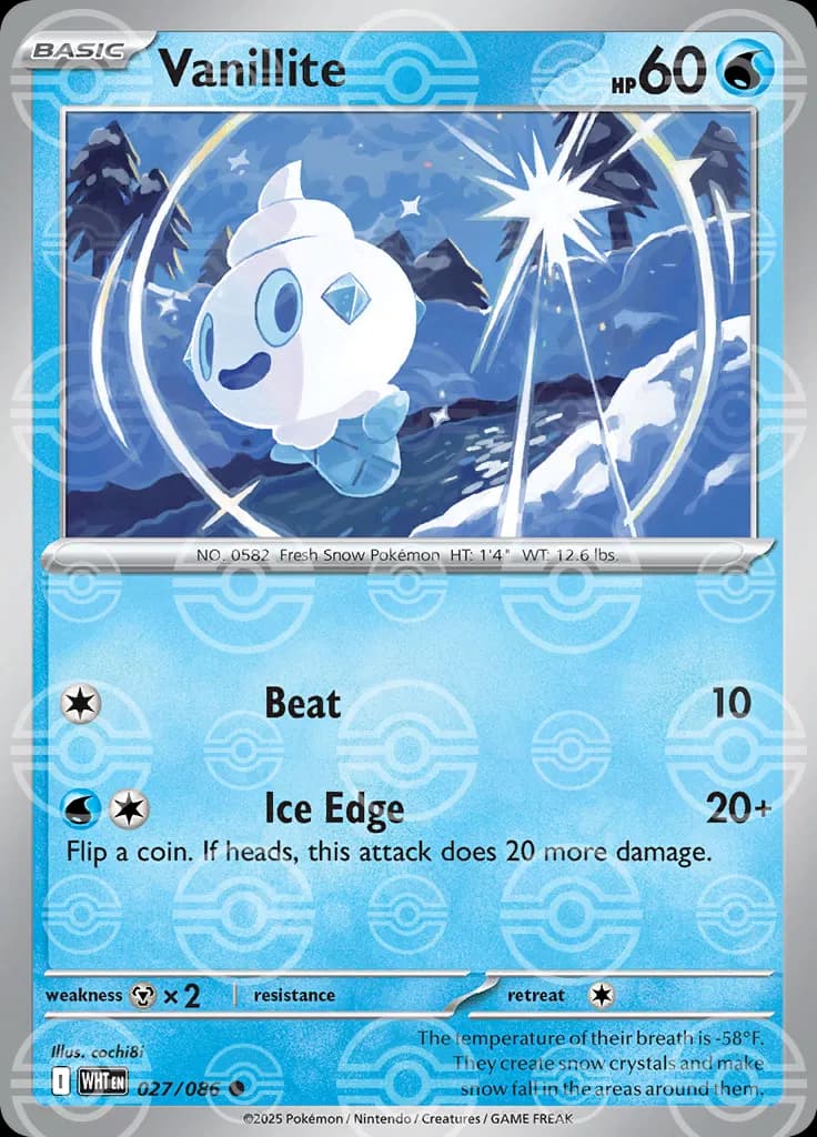 Vanillite (Poke Ball Pattern) 