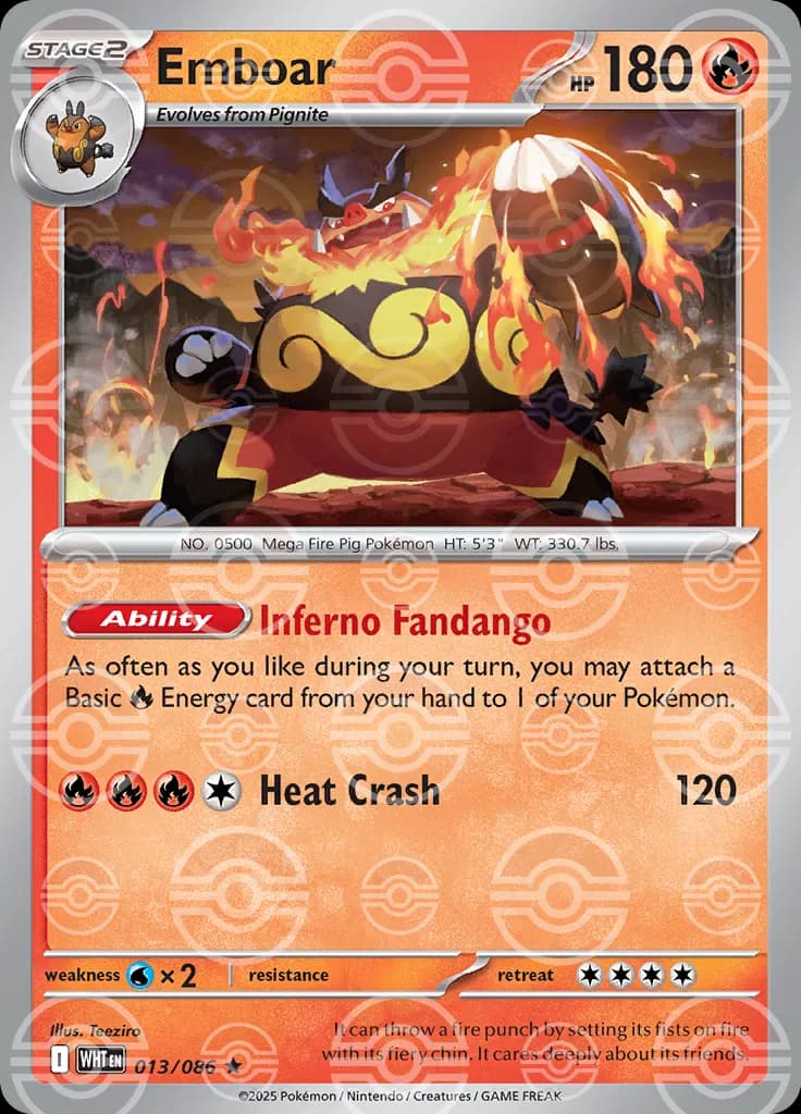 Emboar (Poke Ball Pattern) 
