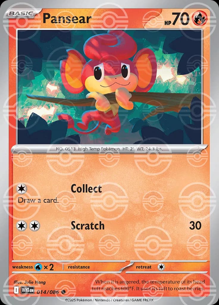 Pansear (Poke Ball Pattern) 