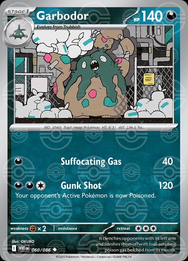 Garbodor (Poke Ball Pattern) 