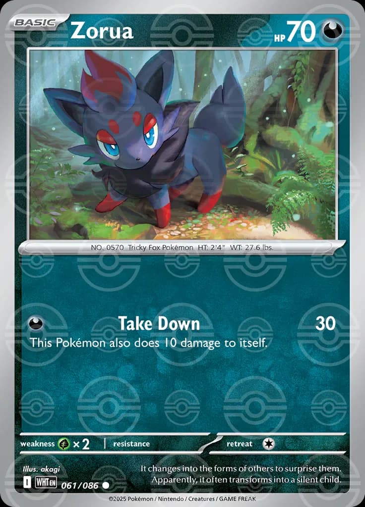 Zorua (Poke Ball Pattern) 