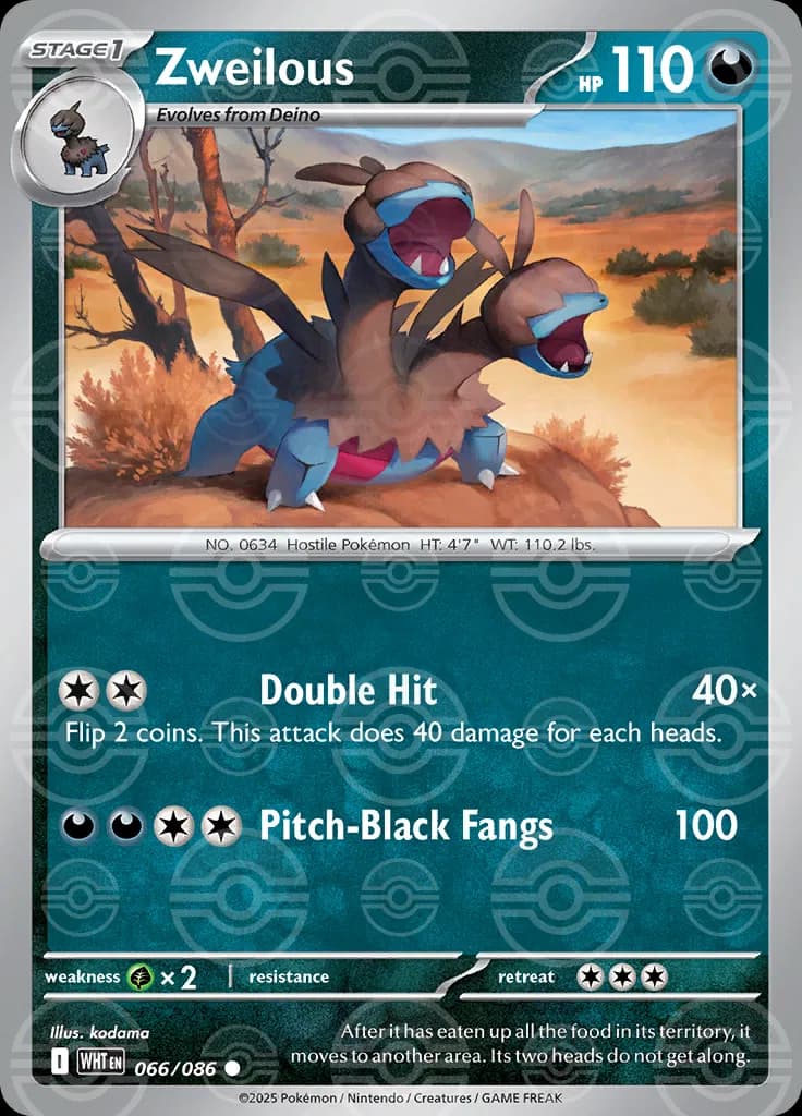 Zweilous (Poke Ball Pattern) 