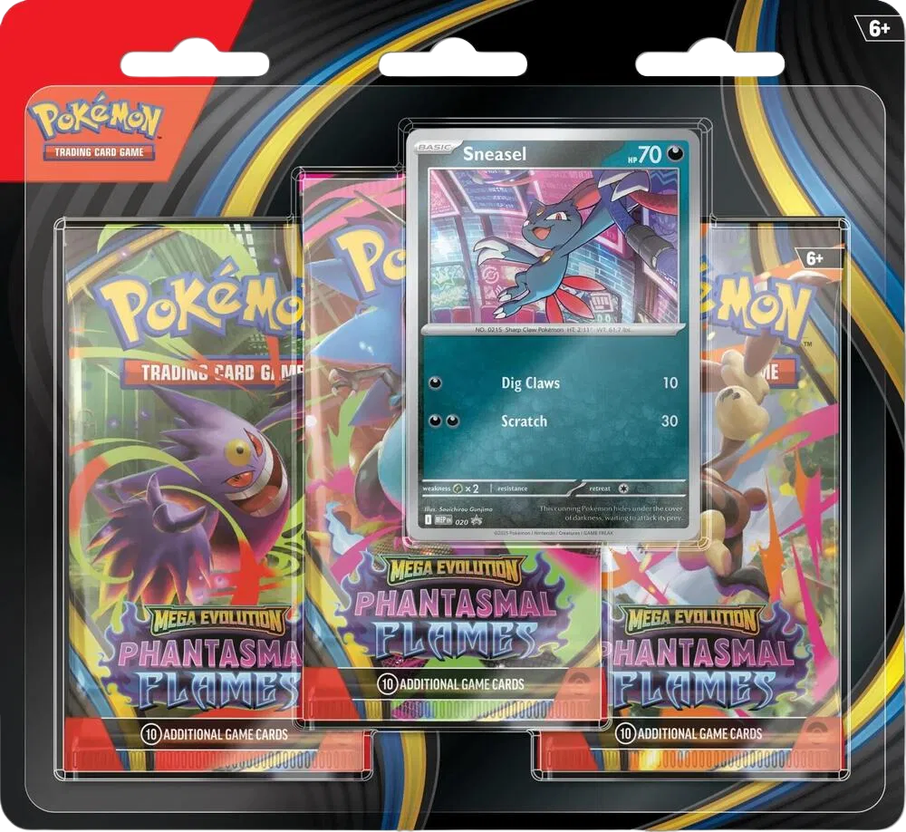 Phantasmal Flames 3 Pack Blister [Random Art]