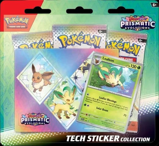 Prismatic Evolutions Tech Sticker Collection [Random Art]