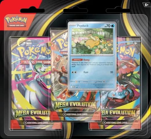 Mega Evolution 3 Pack Blister [Random art]