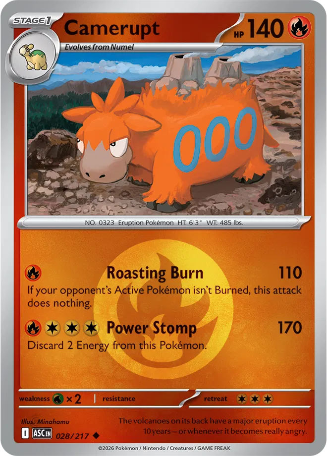 Camerupt (Energy Symbol Pattern)