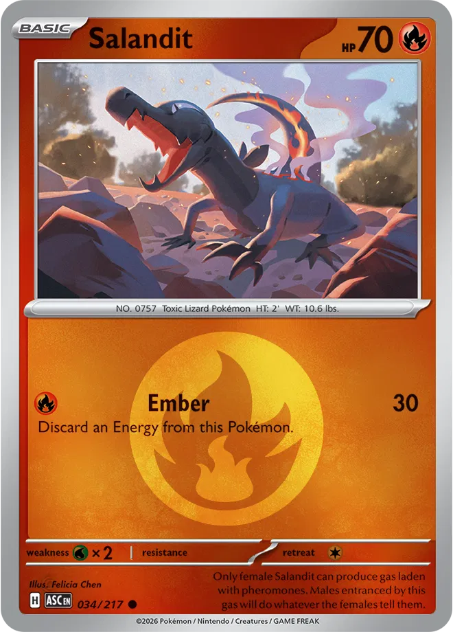 Salandit (Energy Symbol Pattern) - Ascended-Heroes Pokemon card
