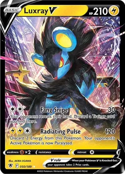 Luxray V - Astral-Radiance Pokemon card