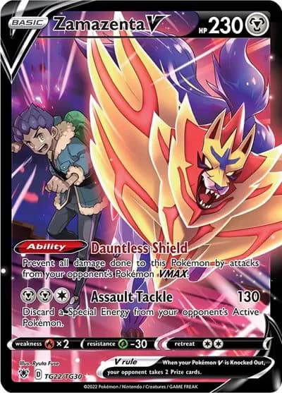 Zamazenta V - Astral Radiance Trainer Gallery Pokemon card