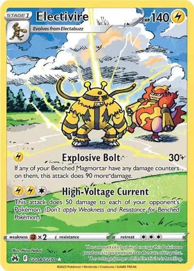 Electivire - Crown Zenith: Galarian Gallery Pokemon card