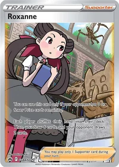 Roxanne - Crown Zenith: Galarian Gallery Pokemon card