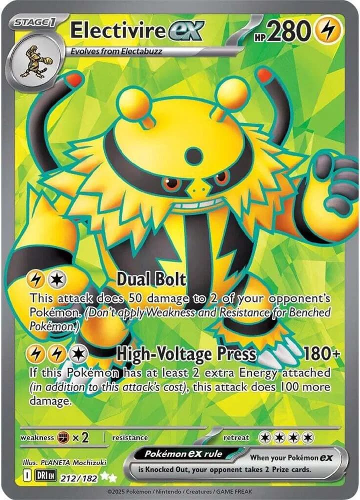 Electivire ex - Destined-Rivals Pokemon card