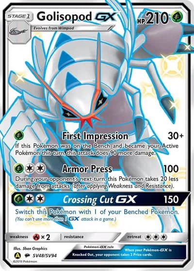 Golisopod GX - Hidden-Fates-Shiny-Vault Pokemon card