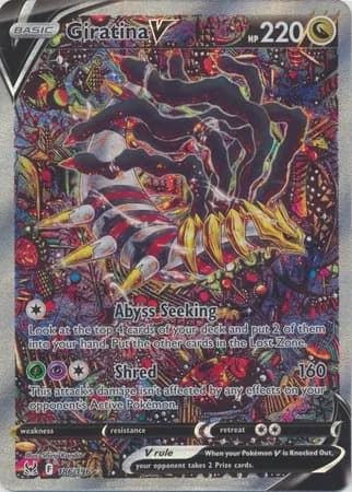 Giratina V (Alternate Full Art) - Lost-Origin Pokemon card