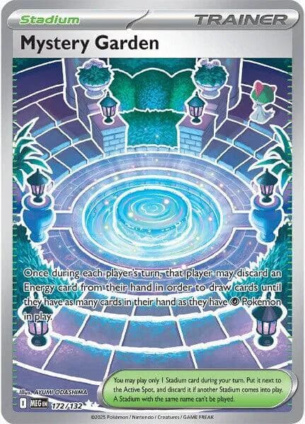 Mystery Garden - Mega-Evolution Pokemon card