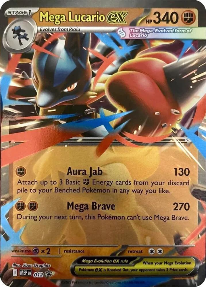 Mega Lucario ex - Mega-Evolution-Promos Pokemon card