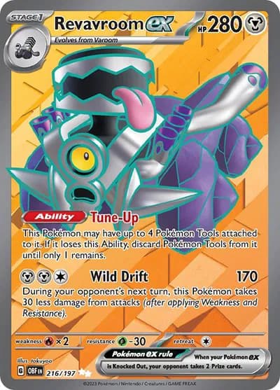 Revavroom ex - Obsidian-Flames Pokemon card