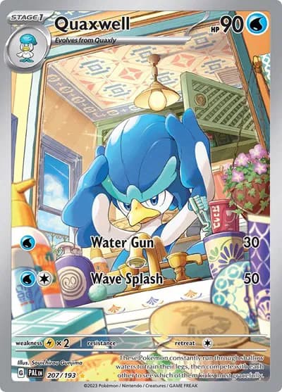 Quaxwell - Paldea Evolved Pokemon card