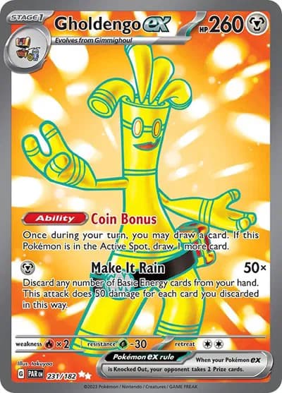 Gholdengo ex - Paradox-Rift Pokemon card