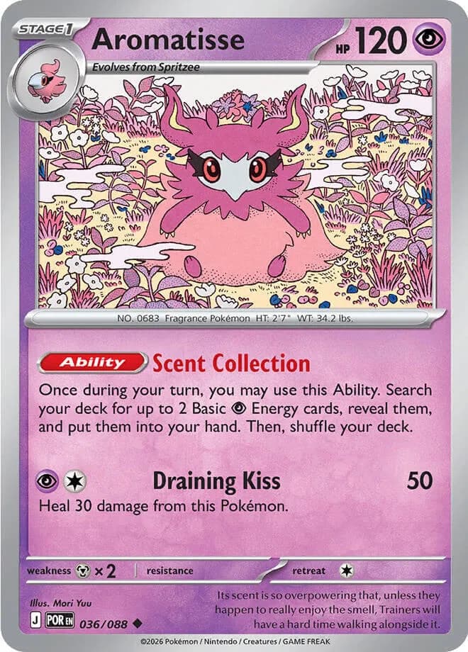 Aromatisse - Perfect-Order Pokemon card