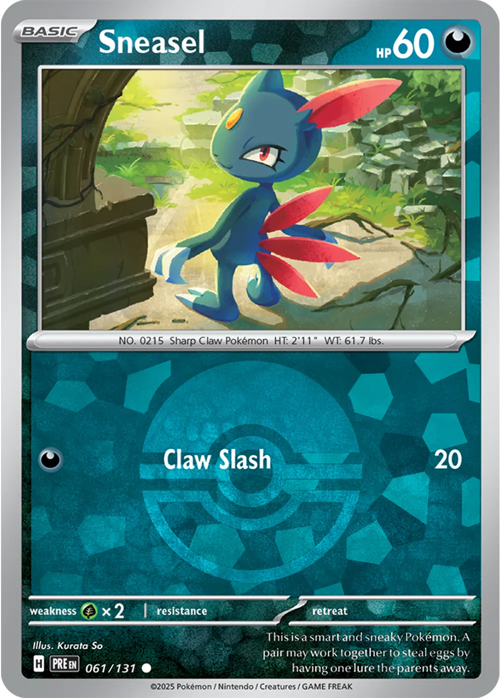 Sneasel (Poke Ball Pattern)