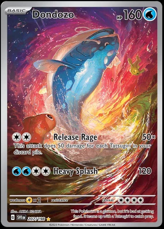 Dondozo - Scarlet & Violet Base Set Pokemon card