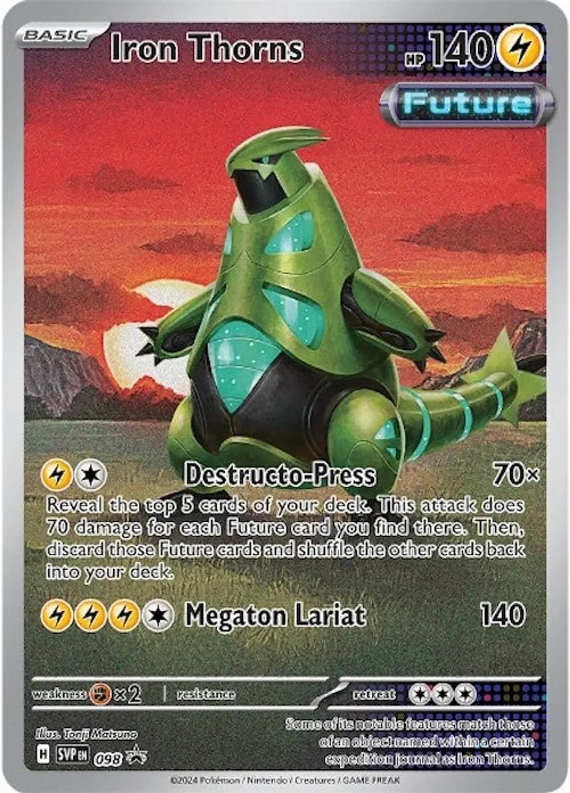 Iron Thorns - Scarlet & Violet Promo Pokemon card