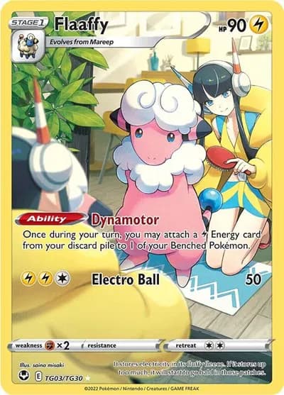 Flaaffy - Silver-Tempest-Trainer-Gallery Pokemon card