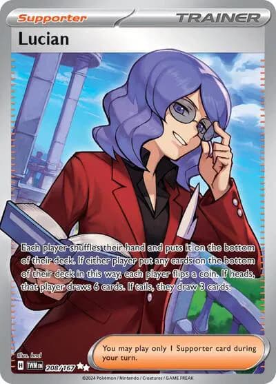 Lucian - Twilight-Masquerade Pokemon card