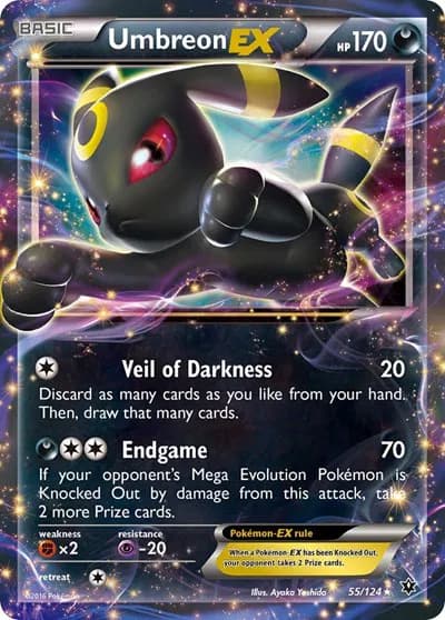 Umbreon EX - XY---Fates-Collide Pokemon card
